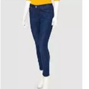 Curvy skinny ankle jeans